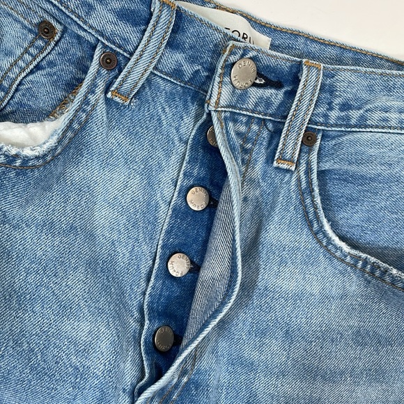 Aritzia Denim Forum Jeans Size 31 Long Joni High Rise Loose 32 Long EUC - Picture 7 of 16